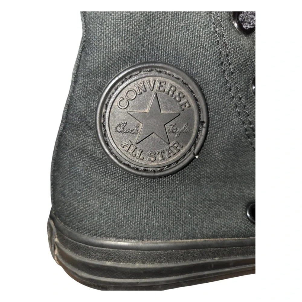 Converse Chuck Taylor All Star High Top Black Monochrome Sneakers 3S121 Youth 1‎ - Picture 5 of 6
